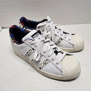 adidas Womens Superstar Shoes Lace Up Butterfly Inspired Sneakers10 GY6852